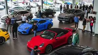 What a turnout at our latest Cars and Coffee event.