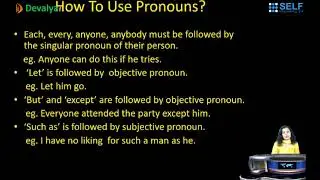 English Grammar: Pronouns