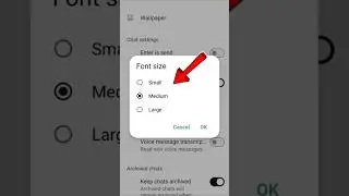 Whatsapp font size kaise change kare I how to change font size in Whatsapp 😮 
