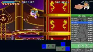 Freedom Planet - Lilac speedrun in 32:47 in-game time