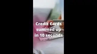 Credit cards, summed up in 10 seconds #shorts
