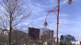 9 Consecutive Chemtrails over Winnipeg, Manitoba, April 28, 2015