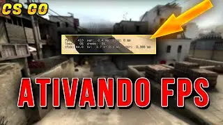 COMO VER O FPS NO CS GO! RAPIDO E FACIL