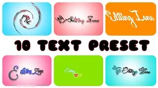 Top 10 🔥 Text Animation Presets 2022 || Alight Motion Text Animation Presets || Text Effect Presets