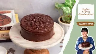 Best Ever Eggless No Oven Chocolate Cake! प्रेशर कुकर चॉकलेट केक एग्लेस नो ओवन केक!