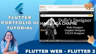 Flutter Web Portfolio Website | Flutter 2 New Update 🚀🎯 | How to create Flutter Web Project
