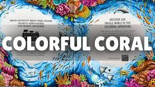 Colored Pencil Tutorial || How To Color Busy Underwater Scenes (Kerby Rosanes' Fragile World)