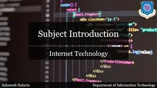 Subject Introduction | Internet Technology