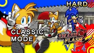 Super Smash Flash 2 1.4 Classic Mode - Tails - Hard!