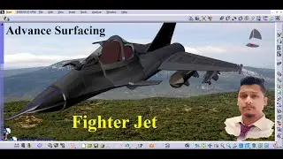 Fighter Jet Design in Catia or Advance Surfacing tutorials in Catia