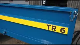 Used Fleming TR6 Hydraulic Tipping Trailer