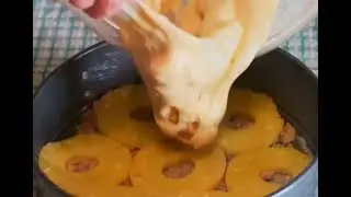 Ананасовый пирог перевернутый рецепт  