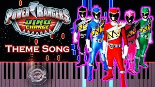 Power Rangers Dino Charge Theme Song Piano Tutorial And Cover - Power Rangers Theme Song Piano