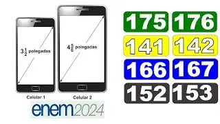 CORREÇÃO DA PROVA DO ENEM 2024 (Questões 175  e 176) , Caderno Verde...