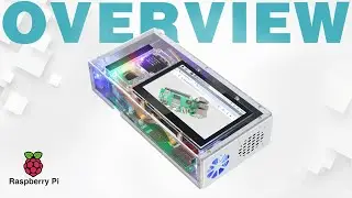Freenove Computer Case Kit for Raspberry Pi 5 [Overview] M.2 SSD 4.3 Inch Touchscreen 5 MP Camera