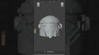 3D Modeling Mekahead with Blender #3dmodeling #blender #robot #blender3d #shorts #short
