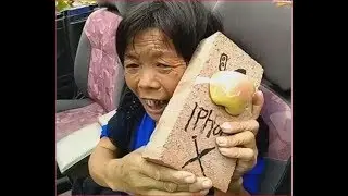 funny chinese video - KOMPILASI IPHONE X