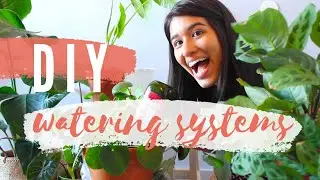 5 Ways to Water Your House Plants While You're Away | DIY SELF WATERING SYSTEMS PART 1