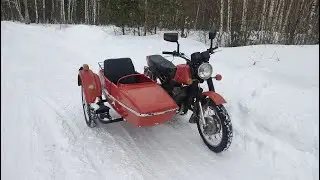 Сельский дрифт на Иж Юпитер 5 зимой