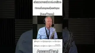 Модная мелодия. #школасаксофона Ноты и минусы для тенор саксофона