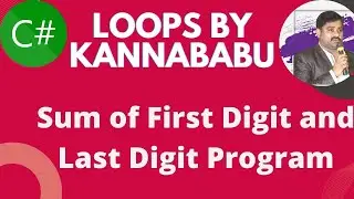 Sum of First Digit and Last Digit-7
