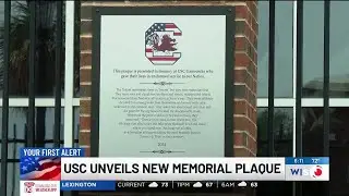 USC honors alumni who died in the line of duty with new plaque at Williams-Brice Stadium