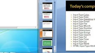 Html5 input type time and URL with tags, notepad lesson: 24 (part-10)
