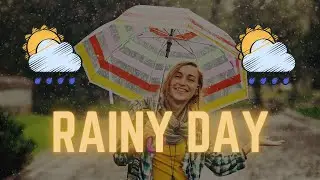 Watching Outside On A Rainy Day | Calm Your Mind And Be Positive