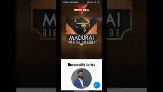 Vote Me☑️ Madurai Digital Awards 2023 | #shorts