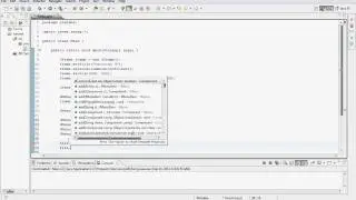 Java GUI Programming - Tutorial 10 (Menu Items) HD