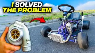 Our 150cc TURBO Go Kart Makes REAL BOOST!