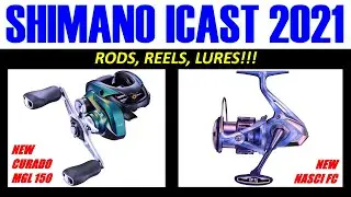 SHIMANO ICAST 2021!  New REELS, LURES, BFS RODS!!!