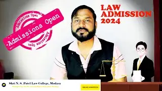 How to Fill Online Admission Form for Law College Modasa  LL.B. & LL.M. Courses