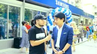 Открытие brand-shop Samsung в Шымкенте