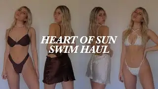 BIKINI TRY ON HAUL WITH HEART OF SUN SWIM PT. 2 | Alexis Damon