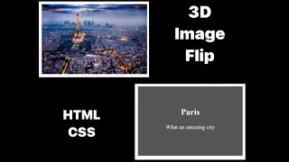 3D Image Flip using HTML and CSS only