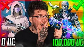 ААА! ЭТО САМЫЙ УДАЧНЫЙ АККАУНТ ДЕВУШКИ на ПРОКАЧКЕ АККАУНТА на 100000 UC В PUBG MOBILE / ПУБГ МОБАЙЛ