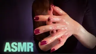 ASMR ✨ Oily Hand Sounds & Movements 💦 Wet Noise Triggers💧 Blue Yeti 💫 No talking!