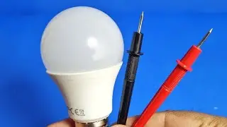 Led bulb REPAIR. Repairing a broken led light in less than 2 minutes.