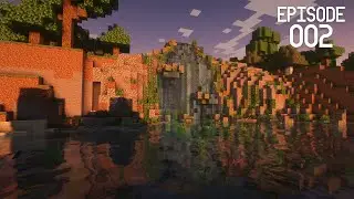 I made a waterfall with a SECRET inside! | Jess Shyins Survival World | Minecraft 1.21