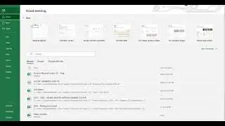Excel Analysis Installation