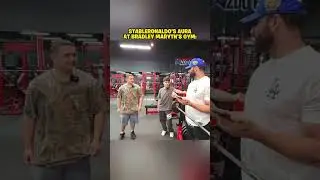 Stable Ronaldo's AURA At Bradley Martyn's GYM! 😂