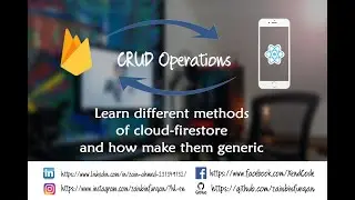 Cloud Firestore CRUD operations with genric functions