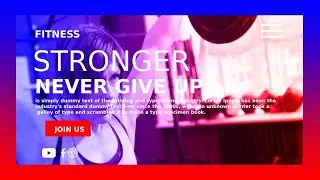 How to Create a Website Using Html and CSS|How to Create a Website With Html and CSS|Gym & Fitness