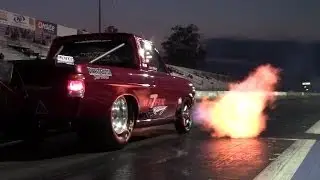 20B ROTARY ACTION!  20B DATSUN 1200 & 20B MAZDA RX3 - TNT 28/12/2013