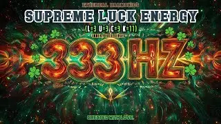 🍀 Supreme Luck Energy 🍀 333Hz + 11Hz + 2Hz (L=3️⃣ U=3️⃣ C=3️⃣ K=1️⃣1️⃣) 🌟✨(Ambient Frequency Music)