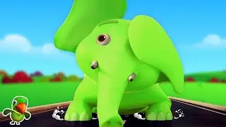 Ek Mota Hathi Ghumne Chala, एक मोटा हाथी, Animal Songs and Ladoo Kids Rhymes in Hindi