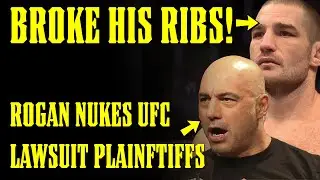 Sean Strickland BROKE the RIBS of a Slap Fighter for NO REASON! Rogan GOES OFF on UFC Lawsuit