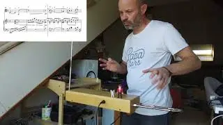 Learning the THEREMIN: Reverie by Debussy with music sheets