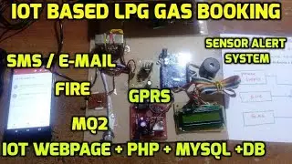 IOT Based LPG GAS Booking & Sensor Alert System [ SMS / E-MAIL ]